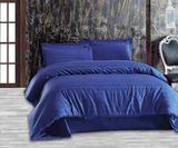 Комплект постільної білизни сатин-жакард полуторне altinbasak lacivert m016304 фото