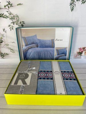 Focus постельное белье ранфорс Евро размер Romeo home Турция Sul-0024 фото