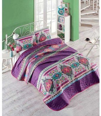 Покривало з наволочками Eponj Home Rug fusya фуксия євро 200 х 220 см sv2000022233972 фото
