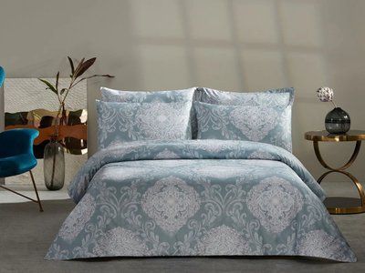 Комплект постільної білизни LUXURY LINENS Juana 100% єгипетська бавовна Сімейні luli2900053 фото