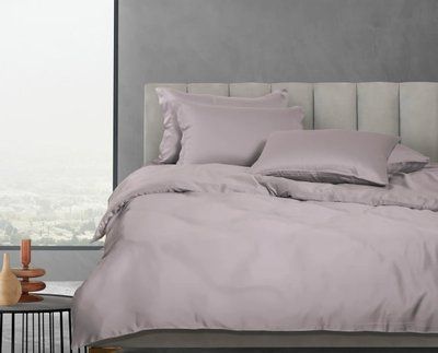 Комплект постільної білизни LUXURY LINENS Cecilia Tencel Pudra 100% тенсел Двоспальні luli2300125 фото