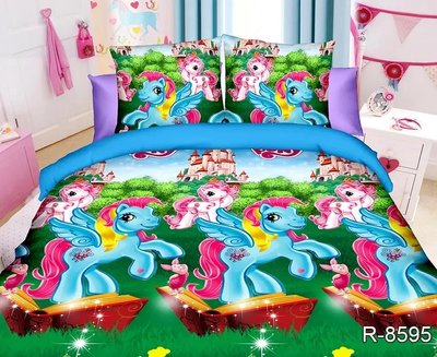 Подростковое постельное белье My Little Pony односпальное ранфорс TAG R8595 100% хлопок ДП-R8595 фото