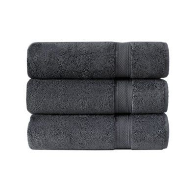 Рушник махровий Lotus Home - Grand soft twist antrasit антрацит 70x140 svt-2000022353632 фото