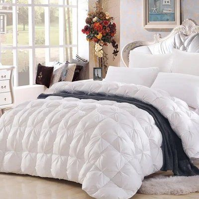 Ковдра Бамбук з Пухом полуторна (155х215) Prestij Textile fluff bamboo 23022 Pre_23022 фото