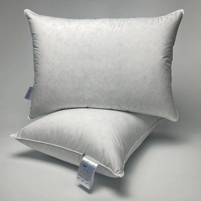 Подушка пуховая Iglen 100% серый пух (Мягкая) 800 г p_s_k_60601G фото