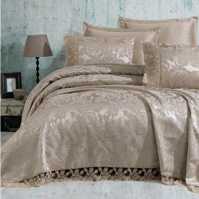 Жаккардовое покрывало с наволочками Gardines Helen Sul-3863 фото