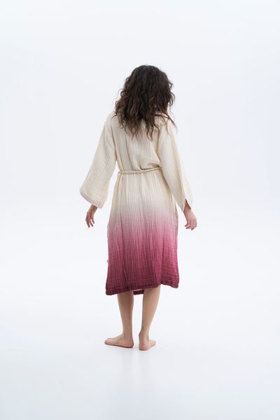 Халат Lotus Home - Nitra muslin cherry L/XL svt-2000022351096 фото