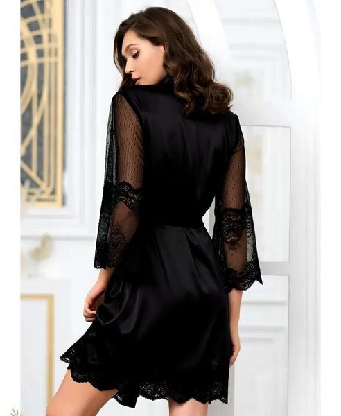 Женский шелковый халат Аурелия 3893-1 Mia-Amore L/XL Mia_3893-1_L/XL фото