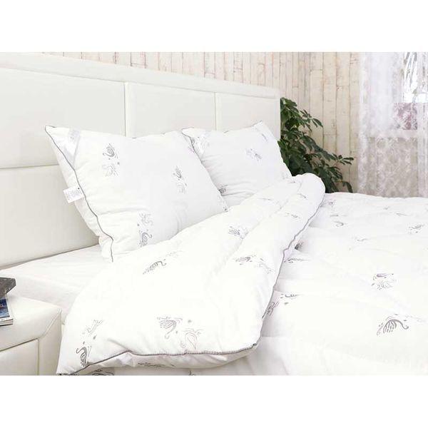 Одеяло из искусственного лебединого пуха зимнее Silver Swan 140x205 см с подушкой 50x70 см 924.52_Silver Swan фото
