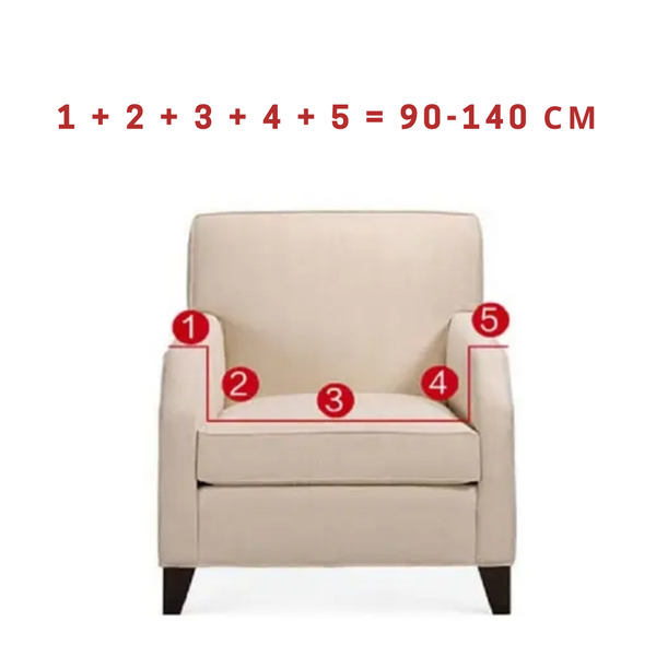 Чехол для кресла эластичный Homytex Бифлекс 6-12190 фото