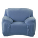 Защитный чехол на кресло Diana Textile Plush Velvet 90-140 см al2045-1-seater-90-140-Light-Blue фото