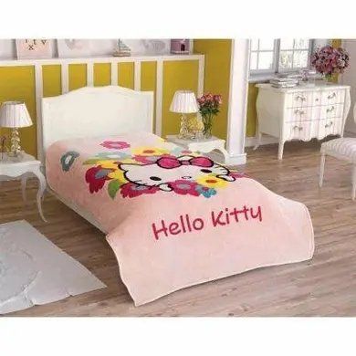 Детский плед Tac Hello Kitty 160x220 см, персиковый SulT-14000166 фото
