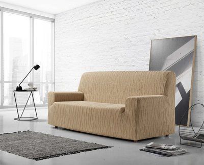 Чохол для дивана Zebra Textil Andromeda beige 180х210 см p_s_k_881018068 фото