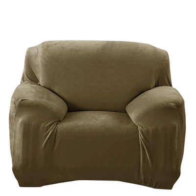 Защитный чехол на кресло Diana Textile Plush Velvet al2045-1-seater-90-140-ArmyGreen фото