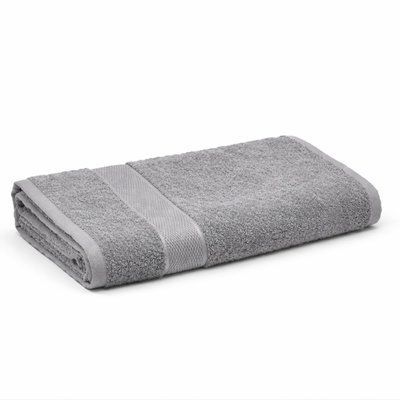 Рушник махровий Сатин Aisha 400 г/м2, Сірий, 100x150 см d-c4121v-gray фото