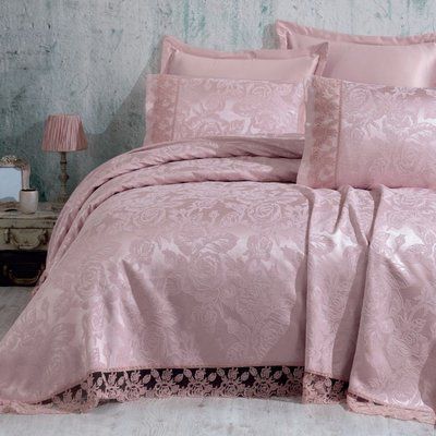 Жаккардовое покрывало с наволочками Gardines Helen SulGds-19560053 фото