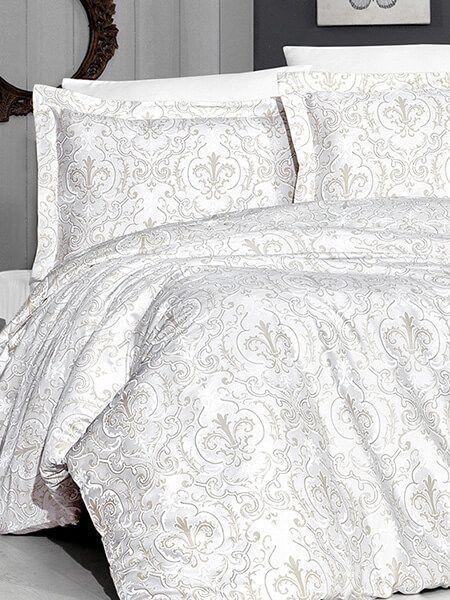 Комплект Cotton Satin S-241 Delmor Krem S-241-Delmor-Krem-Євро фото