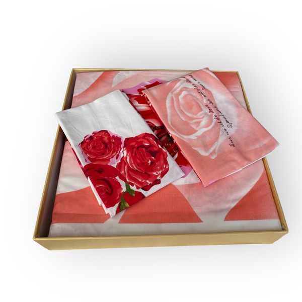 Постільна білизна сатин євро Le Vele VALENTINE 100% бавовна 0101.TUR.00.00.000.02.037 фото