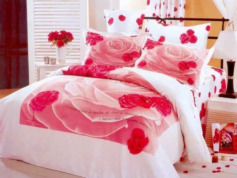 Постільна білизна сатин євро Le Vele VALENTINE 100% бавовна 0101.TUR.00.00.000.02.037 фото