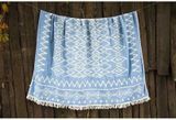 Бавовняний плед Barine Kilim Throw Blue голубой, sv2000022087988 фото
