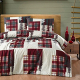 Комплект постельного белья First Choice Flannel Winter FLN-105-Winter-Beige-Полуторний фото