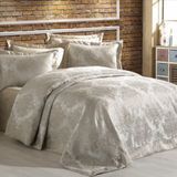 Жакардове покривало з наволочками Gardines Diva kahve SulGds-19560010 фото