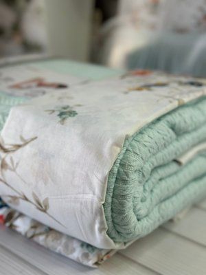 Mint Літній набір з Плед машинна в'язка Romeo home Туреччина Sul-6031 фото