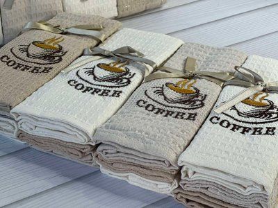 Suvari kofe вафельні рушники 40x60 см , 12 шт/уп Sul-5613 фото