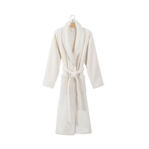 Халат unisex Lotus Home - Bold New Microcotton off white махровый M svt-2000022347877 фото