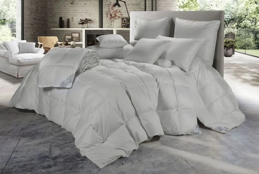 Пухова ковдра Cinelli Soffio Winter 100% пух (Зимова) Євро-максі 240х260 см 860 г p_s_k_80002215 фото
