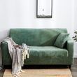 Захисний чохол на двомісний диван Велюровий Diana Textile Plush Velvet 145-185 см al2045-2-seat-qing-se фото