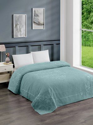 Махрове простирадло Zeron 470 г/м2 Mint Туреччина p_s_k_20447 фото