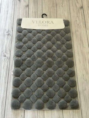 Velora akustik antrasit Килимки в ванну кімнату 2в1 Velora Туреччина Karina Sul-558426 фото