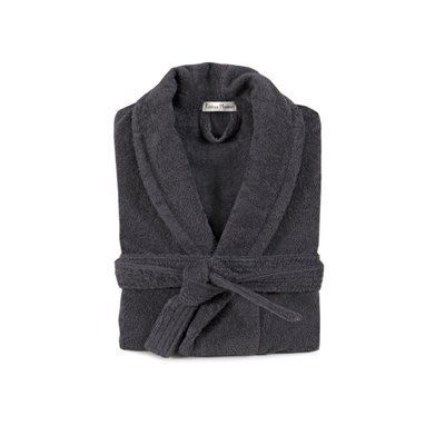 Халат махровий unisex Lotus Home - Basic New Line антрацит 3XL svt-2000022348102 фото