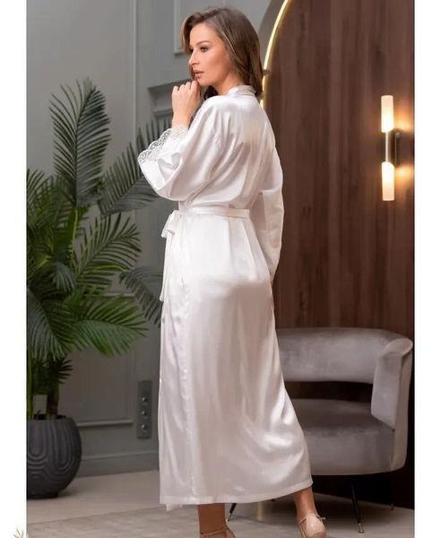 Довгий шовковий халат Аріана 3949-1 Mia-Amore_3949-1_L/XL фото