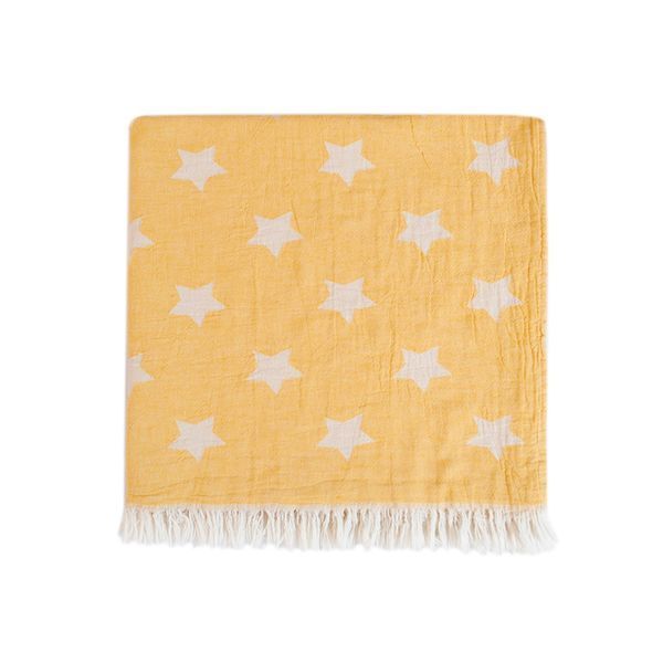 Рушник Lotus Home Pestemal - Star 90x160 saffron жовтий svt-2000022322188 фото