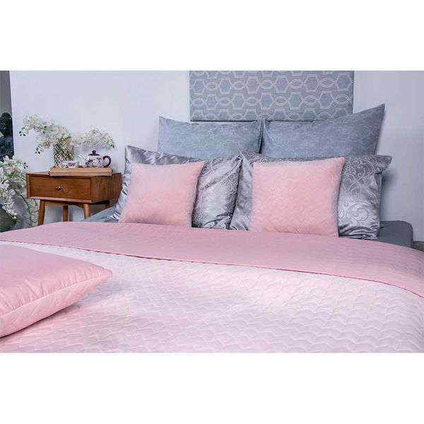 Двусторонняя декоративная подушка &ldquo;Velour&rdquo; Rose 40х40 см 311.55_Rose фото