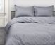 Комплект постільної білизни LUXURY LINENS Basic Line сірий Двоспальні luli300380LL фото 1