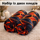 Набір із двох пледів фліс Лава 150x200 см Love You loveyouhome_9132set2 фото 1